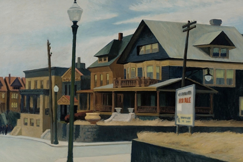 Vent d'est sur Weehawken, 1934, Edward Hopper