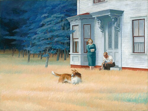 Cape Cod Evening, 1939, Edward Hopper