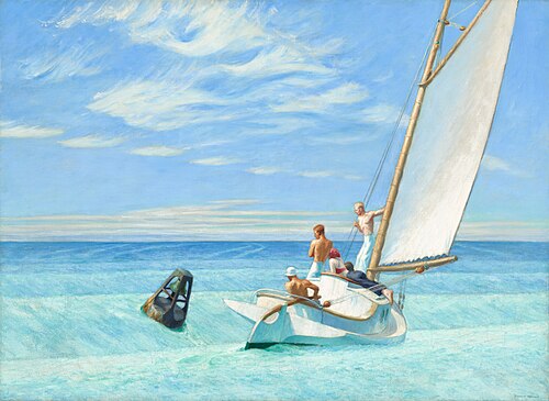 La Houle, 1939, Edward Hopper