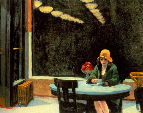 Automat, 1927, Edward Hopper