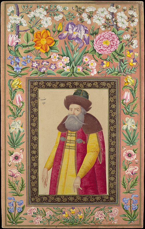 Portrait of the Russian Ambassador, Prince Andrey Priklonskiy, , Aliquli Jabbadar