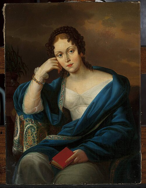 Portrait of a woman, 1824, Józef Oleszkiewicz