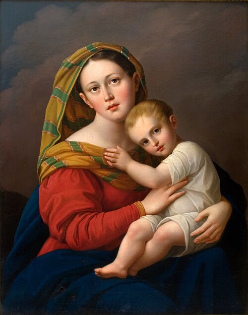 Madonna with Child, , Józef Oleszkiewicz