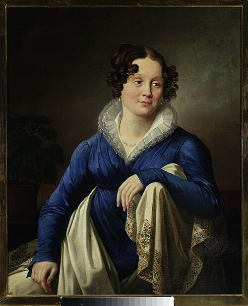 Portrait de femme, 1823, Józef Oleszkiewicz