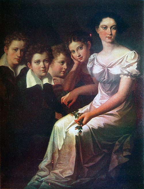 Групавы партрэт, 1813, Józef Oleszkiewicz
