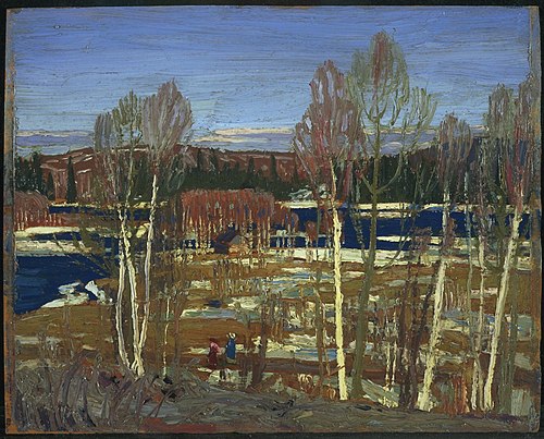 Larry Dickson's Cabin, 1917, Tom Thomson