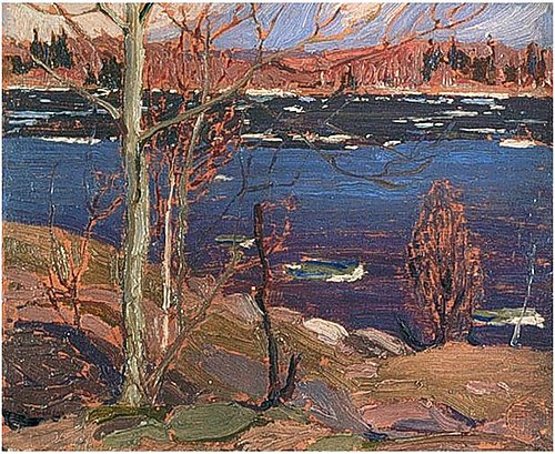 The Opening of the Rivers: Sketch for "Spring Ice", 1915, Tom Thomson