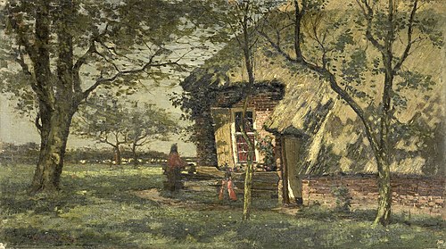 Boerenhuis, 1919, Willem van Schaik