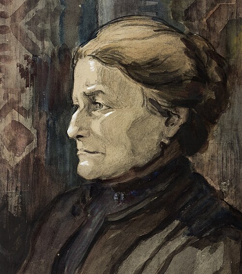 Een oude vrouw, 1918, Alida Pott
