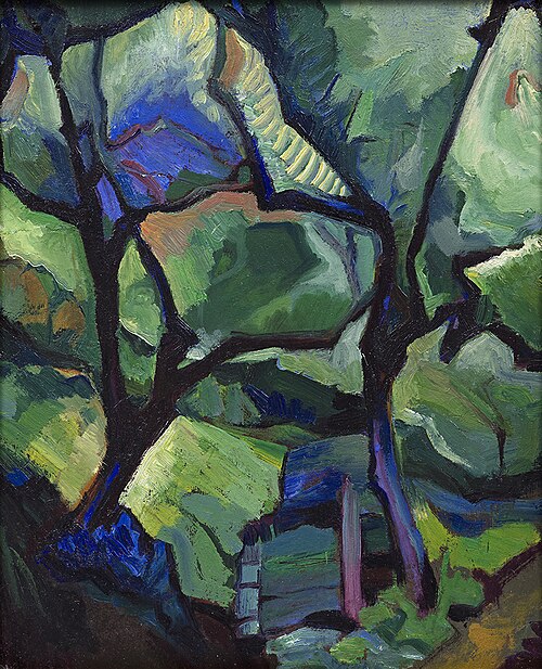 Boomgaard Blauwborgje, 1920, Alida Pott