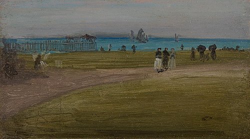 Green and Violet: The Evening Walk, 1896, James Abbott McNeill Whistler