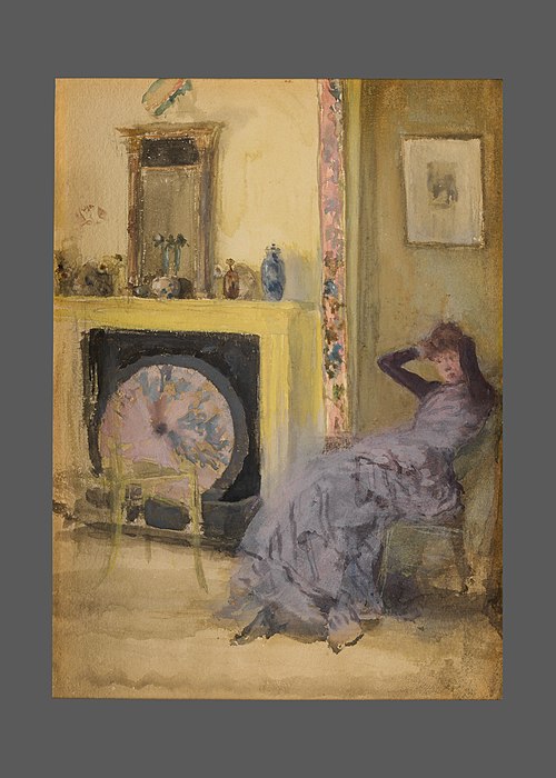 The Yellow Room, 1883, James Abbott McNeill Whistler