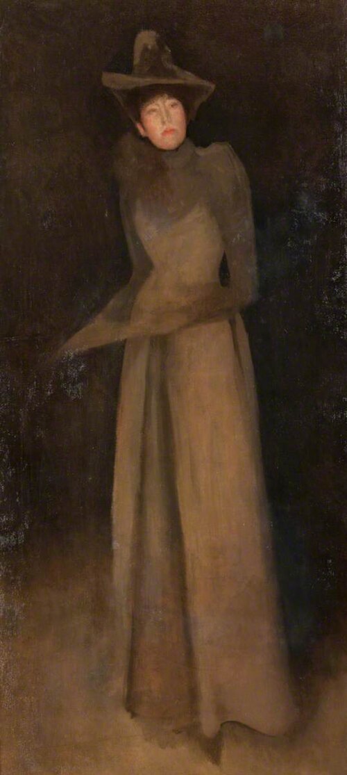 Harmony in Brown: The Felt Hat c.1890, 1891, James Abbott McNeill Whistler
