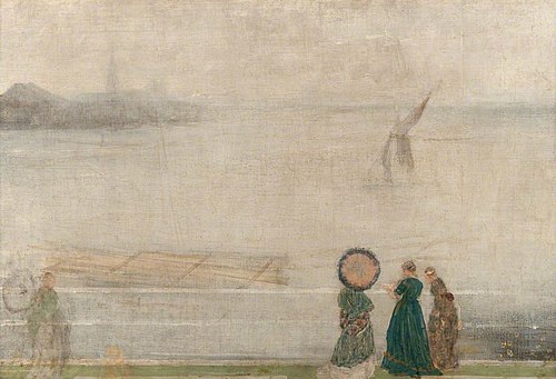 Battersea Reach from Lindsey Houses, 1868, James Abbott McNeill Whistler