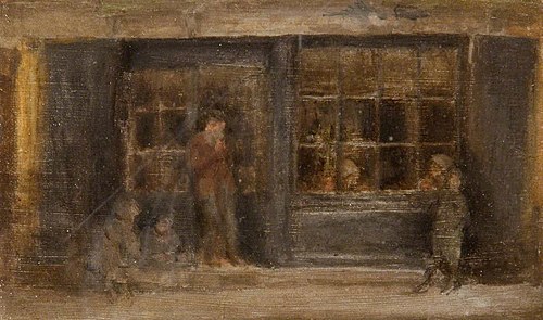 A Shop c.1884, 1887, James Abbott McNeill Whistler