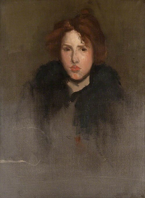Unfinished Study of a French Girl, 1898, James Abbott McNeill Whistler