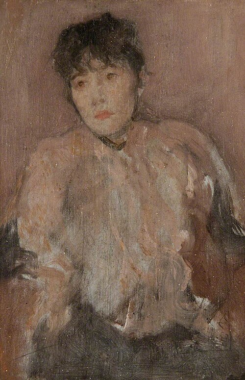 The Rose Scarf, 1891, James Abbott McNeill Whistler