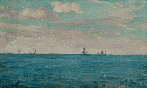 The Sea Shore, Dieppe, 1887, James Abbott McNeill Whistler