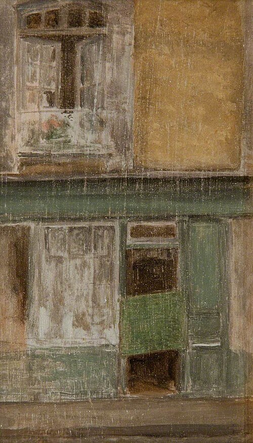 Green and Gold: A Shop in Calais, 1896, James Abbott McNeill Whistler