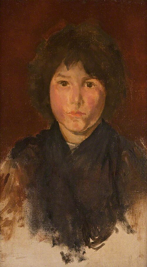 A Corsican Child, 1901, James Abbott McNeill Whistler