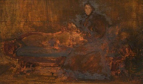 Brown and Gold: Portrait of Lady Eden, 1894, James Abbott McNeill Whistler