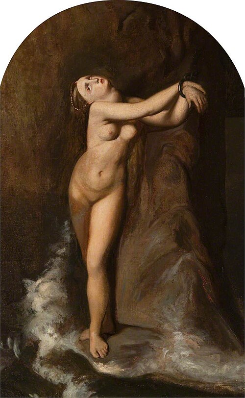 Copy after Ingres' 'Roger delivrant Angelique', 1857, James Abbott McNeill Whistler