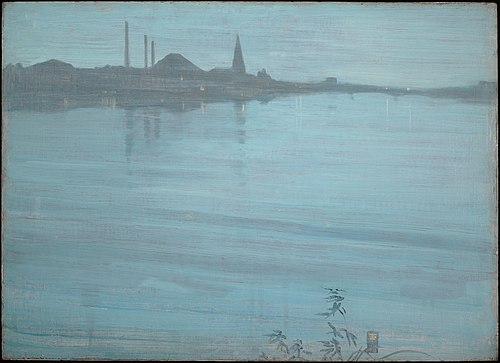 Nocturne in Blue and Silver, 1871, James Abbott McNeill Whistler