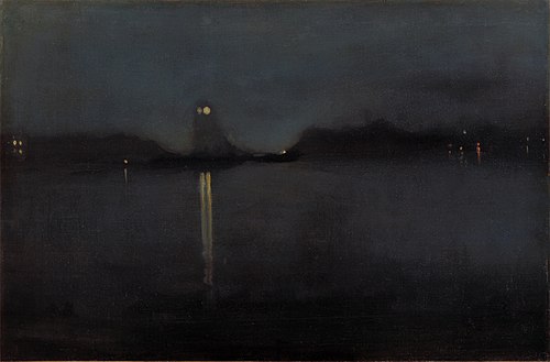 Nocturne, 1870, James Abbott McNeill Whistler