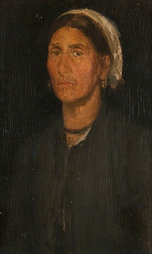 Head of a Peasant Woman, 1856, James Abbott McNeill Whistler