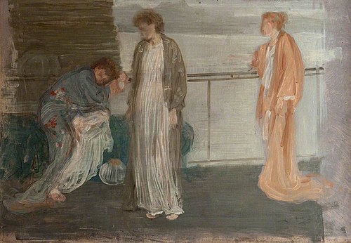 Study of Draped Figures, 1864, James Abbott McNeill Whistler