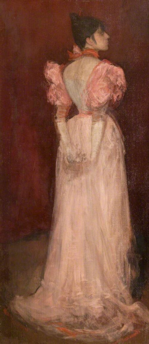 Rose et or: La tulipe, 1895, James Abbott McNeill Whistler