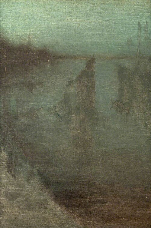 Nocturne, 1876, James Abbott McNeill Whistler