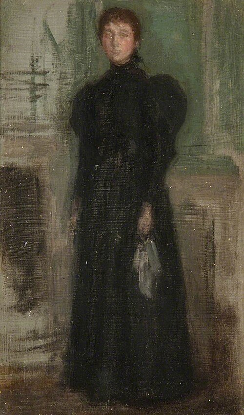 Miss Rosalind Birnie Philip Standing, 1897, James Abbott McNeill Whistler