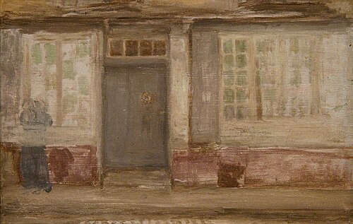 The Priest's Lodging, Dieppe, 1897, James Abbott McNeill Whistler