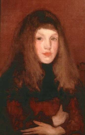 A Study in Rose and Brown, 1899, James Abbott McNeill Whistler
