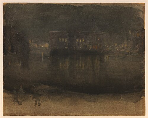 Amsterdam Nocturne, 1883, James McNeill Whistler