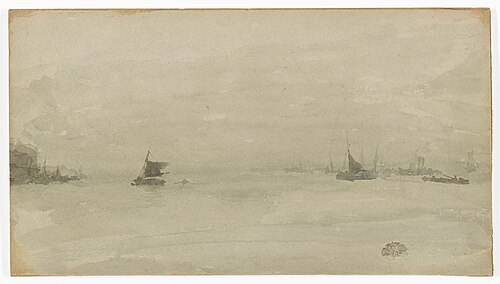 Grey and Silver – Liverpool, 1880, James Abbott McNeill Whistler