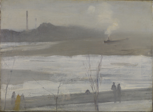 Chelsea in Ice, 1864, James Abbott McNeill Whistler