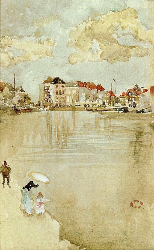 Note in Rose and Silver - Dordrecht, 1884, James McNeill Whistler