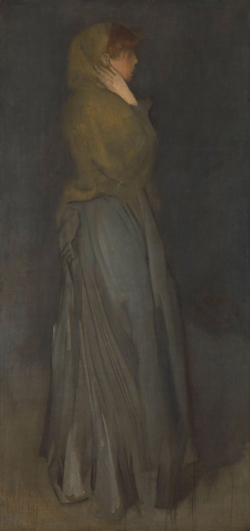 Arrangement in Yellow and Gray: Effie Deans, 1876, James McNeill Whistler