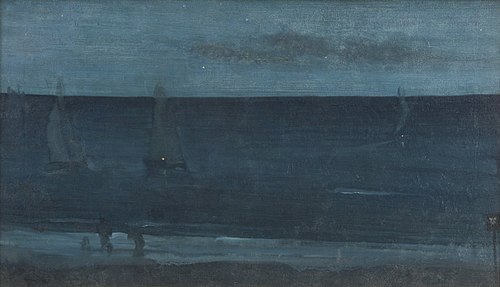Nocturne: Blue and Silver—Bognor, 1871, James Abbott McNeill Whistler