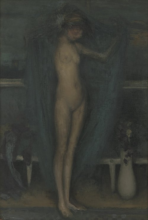 Harmony in Blue and Gold: The Little Blue Girl, 1894, James Abbott McNeill Whistler