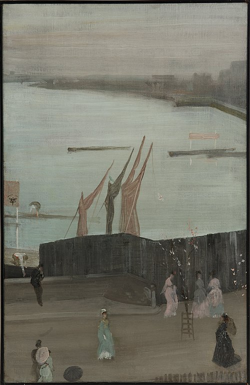 Variations in Pink and Grey: Chelsea, 1871, James Abbott McNeill Whistler
