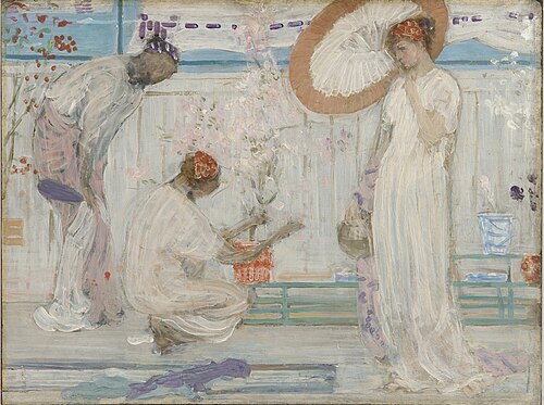 The White Symphony: Three Girls, 1868, James Abbott McNeill Whistler