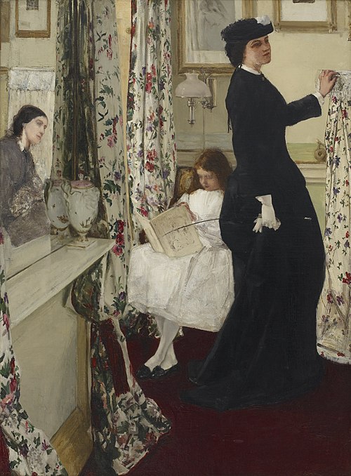 Harmony in Green and Rose: The Music Room, 1860, James Abbott McNeill Whistler