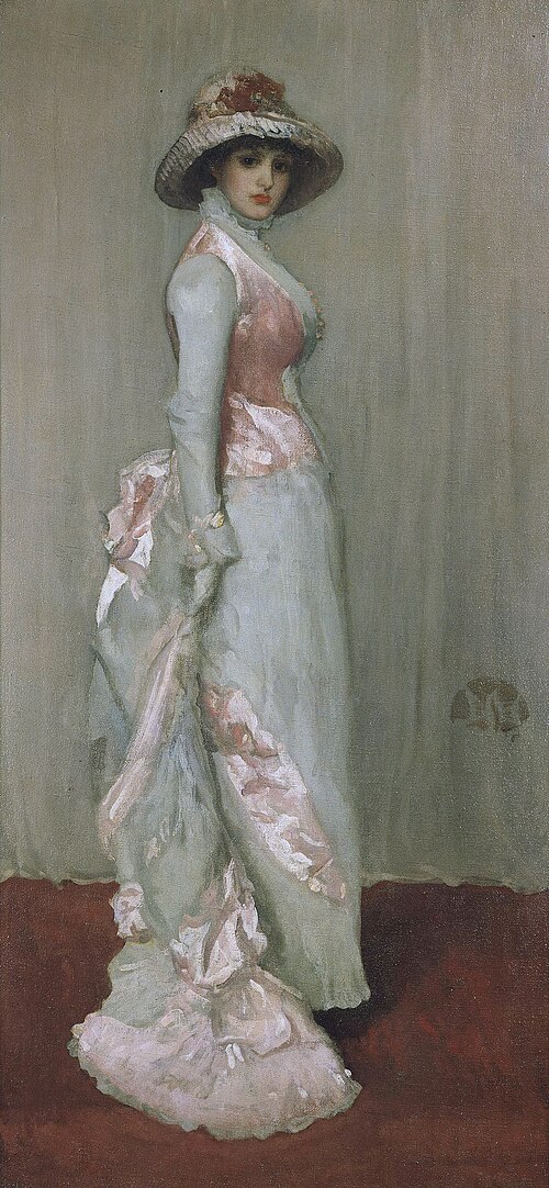 Harmonie en Rose et Gris : Lady Meux, 1881, James Abbott McNeill Whistler