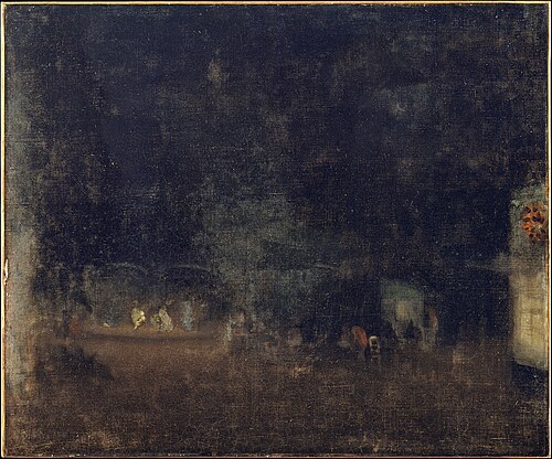 Nocturne in Green and Gold, 1877, James McNeill Whistler