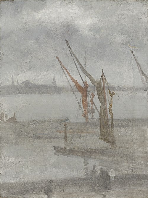 Grey and Silver: Chelsea Wharf, 1864, James McNeill Whistler