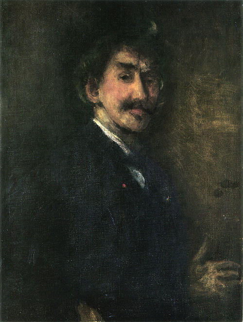 Gold and Brown: Self-Portrait, 1897, James McNeill Whistler