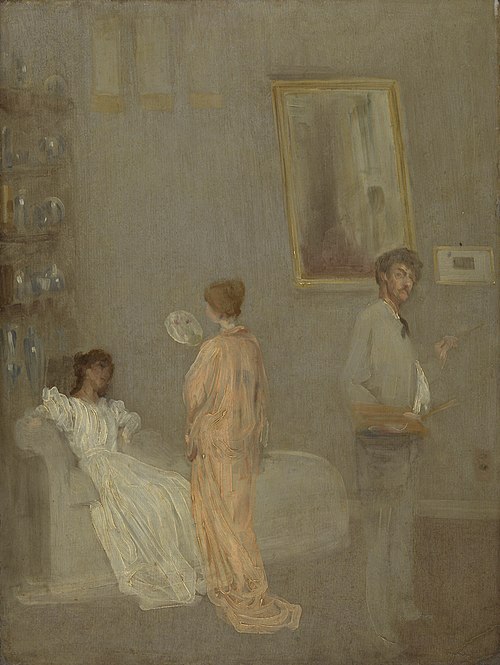 The Artist in His Studio, 1865, James McNeill Whistler